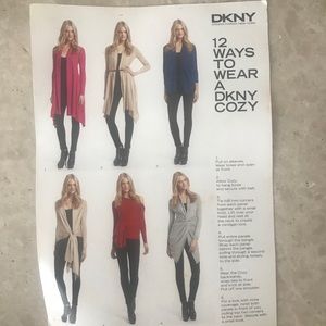 DKNY Cozy Sweater Black Size Large wear 12…